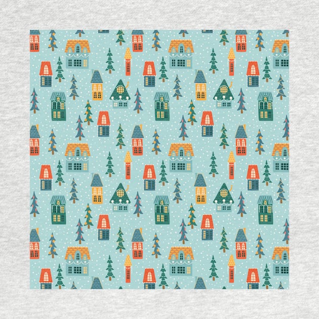 Christmas Pattern Seamless Retro Design by ivaostrogonac